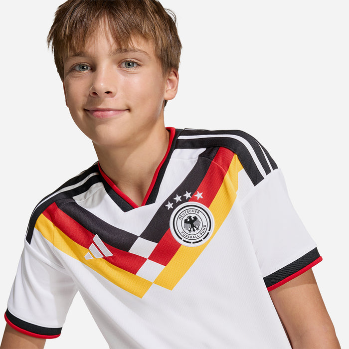 Áo Đá Bóng Trẻ Em Adidas Sân Nhà ĐT Đức 26 Replica- Trắng - Supersports Vietnam