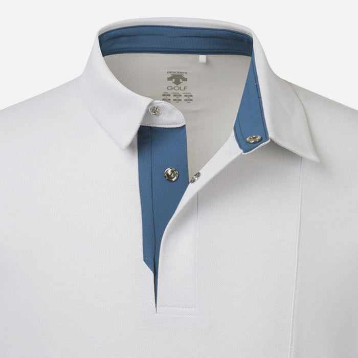 Áo Đánh Golf Nam Descente Pro Pq Asymmetric Sleeve - Xám - Supersports Vietnam