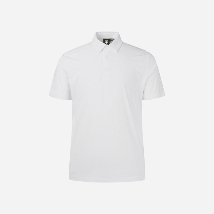 Áo Đánh Golf Nam Descente Spirit Print Point Sleeve - Trắng - Supersports Vietnam