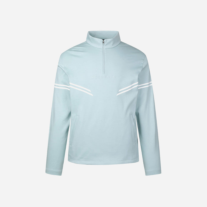 Áo Đánh Golf Nam Descente Spirit Printing Loosefit Half Neck - Xanh Dương - Supersports Vietnam