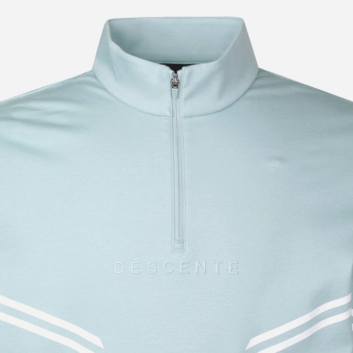 Áo Đánh Golf Nam Descente Spirit Printing Loosefit Half Neck - Xanh Dương - Supersports Vietnam