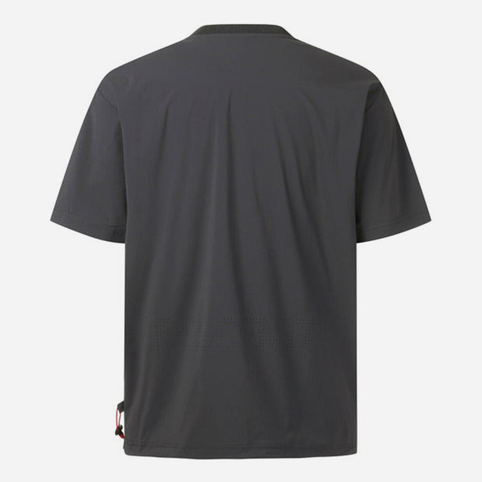Áo Đánh Golf Nam Descente Spirit Woven Sleeve - Xám - Supersports Vietnam