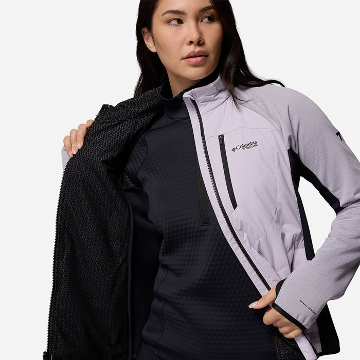 Áo Khoác Nữ Columbia Arctic Crest™ Hybrid Full Zip - Tím - Supersports Vietnam