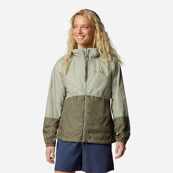 Áo Khoác Nữ Columbia Flash Forward™ II Windbreaker - Xanh Quân Đội - Supersports Vietnam