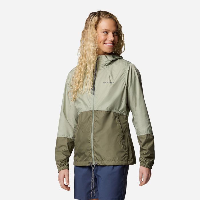 Áo Khoác Nữ Columbia Flash Forward™ II Windbreaker - Xanh Quân Đội - Supersports Vietnam