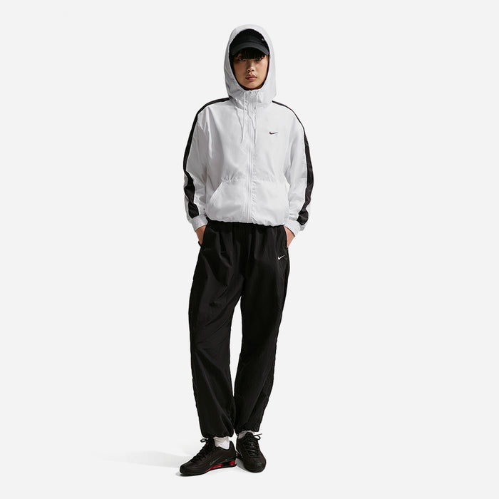 Áo Khoác Nữ Nike Sportswear Classic Wovens Loose Uv Protection Hooded - Trắng - Supersports Vietnam