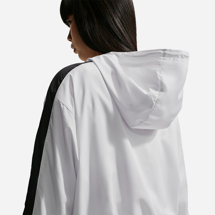 Áo Khoác Nữ Nike Sportswear Classic Wovens Loose Uv Protection Hooded - Trắng - Supersports Vietnam