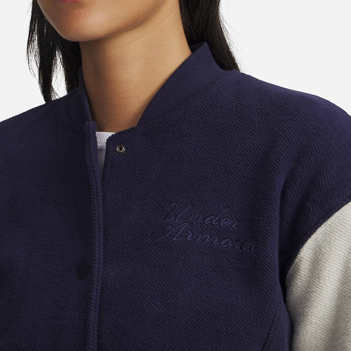 Áo Khoác Nữ Under Armour Icon Terry Varsity - Supersports Vietnam