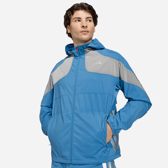 Áo Khoác Nam Adidas Adizero Ekiden Running - Xanh Dương - Supersports Vietnam