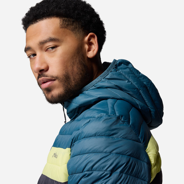 Áo Khoác Nam Columbia Powder Pass™ Hooded - Xanh Dương - Supersports Vietnam