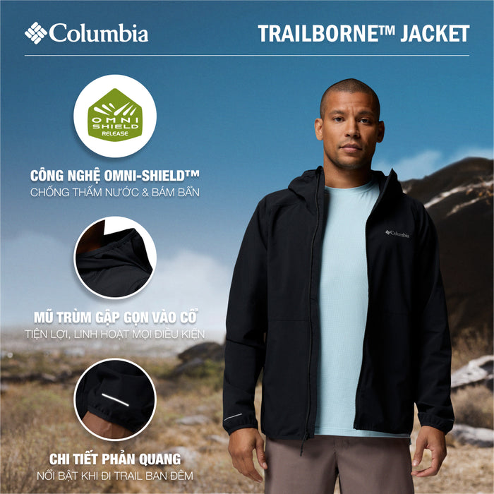 Áo Khoác Nam Columbia Trailborne™ - Đen - Supersports Vietnam