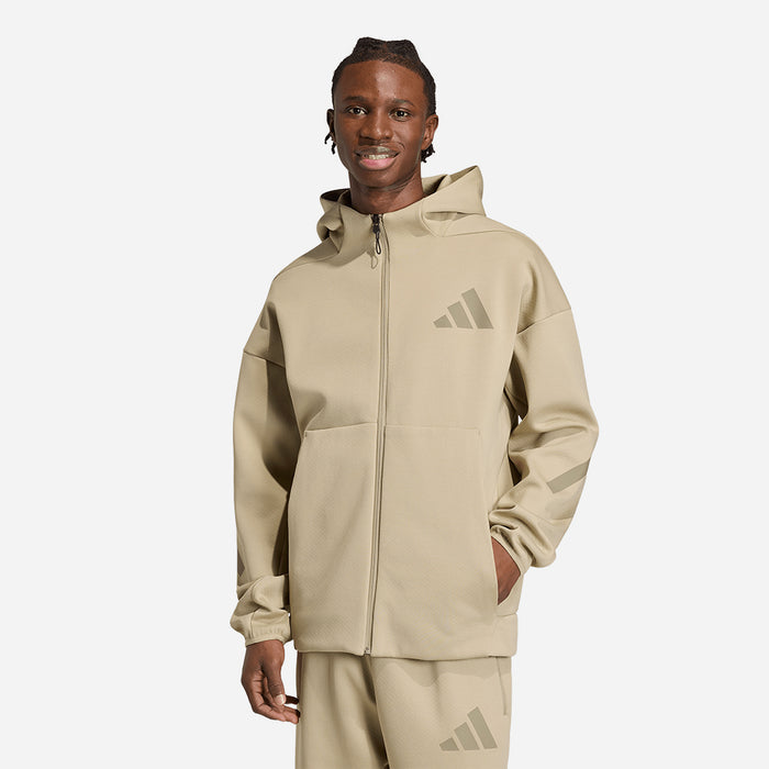 Áo Khoác Nam Adidas Z.N.E. Full-Zip - Be - Supersports Vietnam