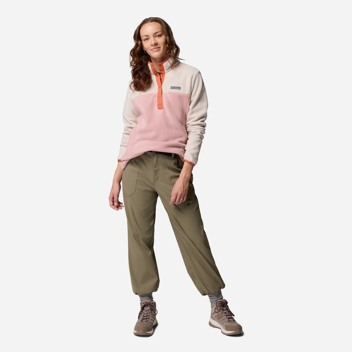 Áo Nỉ Nữ Columbia Benton Springs™ Half Snap Fleece II - Hồng - Supersports Vietnam