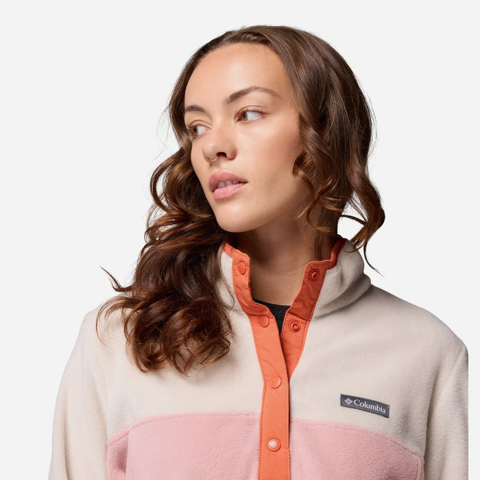 Áo Nỉ Nữ Columbia Benton Springs™ Half Snap Fleece II - Hồng - Supersports Vietnam