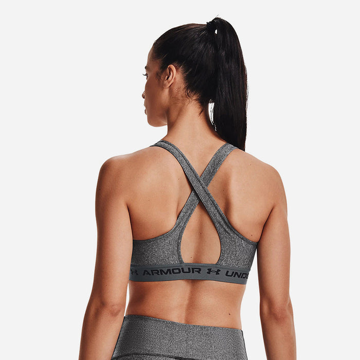 Áo Ngực Thể Thao Nữ Under Armour® Mid Crossback Heather - Supersports Vietnam