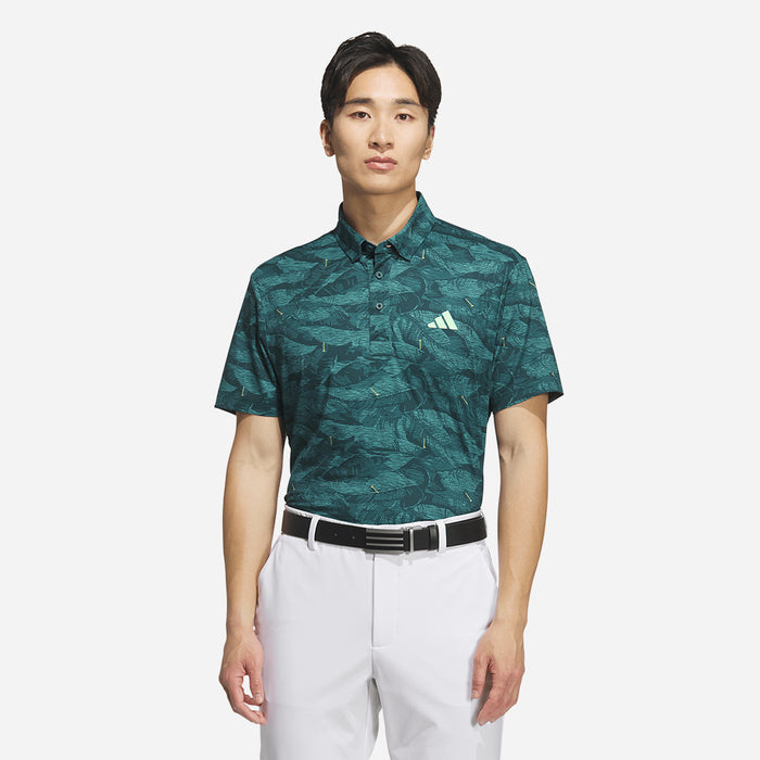 Áo Polo Golf Nam Adidas Ultimate365 Graphic Allover Print - Xanh Dương - Supersports Vietnam