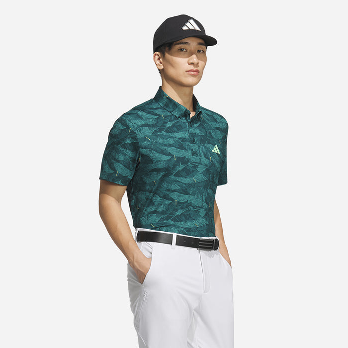 Áo Polo Golf Nam Adidas Ultimate365 Graphic Allover Print - Xanh Dương - Supersports Vietnam