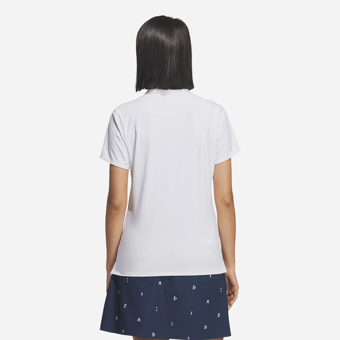 Áo Polo Nữ Adidas Short Sleeve - Trắng - Supersports Vietnam