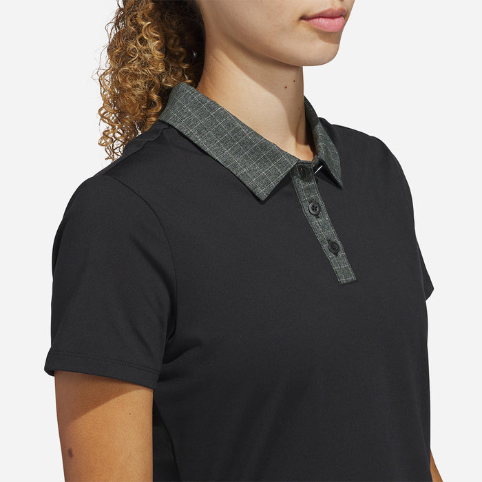 Áo Polo Nữ Adidas Ultimate365+ Grid Climacool - Đen - Supersports Vietnam