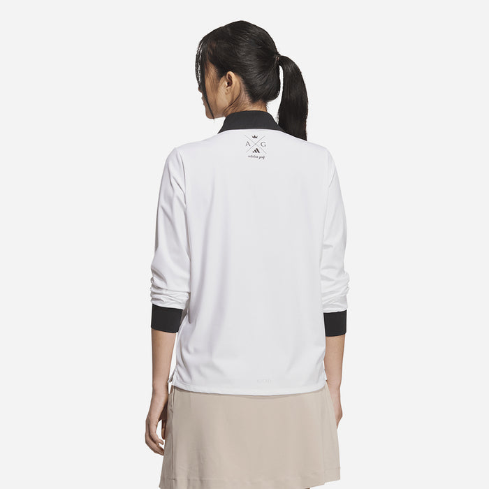 Áo Polo Nữ Adidas Ultimate365 Heat.Rdy Long Sleeve - Trắng - Supersports Vietnam