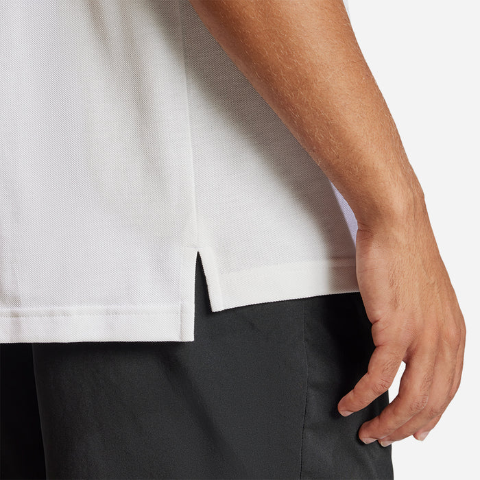 Áo Polo Nam Adidas Essentials Small Logo Piqué - Trắng - Supersports Vietnam