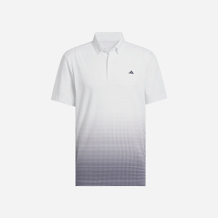 Áo Polo Nam Adidas Go-To Rise Print - Trắng - Supersports Vietnam