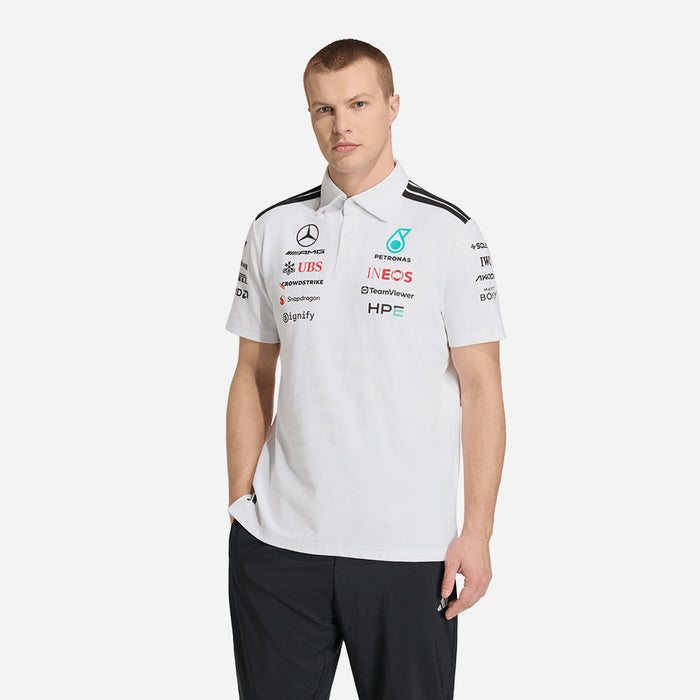 Áo Polo Nam Adidas Mercedes - Amg Petronas Formula 1 Team Engineers - Trắng - Supersports Vietnam