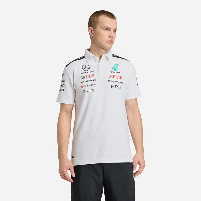 Áo Polo Nam Adidas Mercedes - Amg Petronas Formula 1 Team Engineers - Trắng - Supersports Vietnam