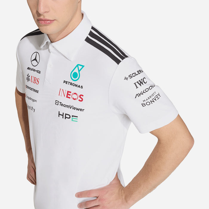 Áo Polo Nam Adidas Mercedes - Amg Petronas Formula 1 Team Engineers - Trắng - Supersports Vietnam