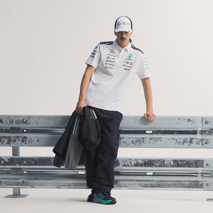 Áo Polo Nam Adidas Mercedes - Amg Petronas Formula 1 Team Engineers - Trắng - Supersports Vietnam