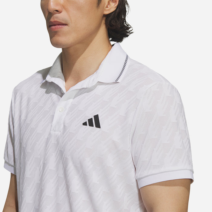 Áo Polo Nam Adidas Ultimate365+ Jacquard Climacool - Trắng - Supersports Vietnam
