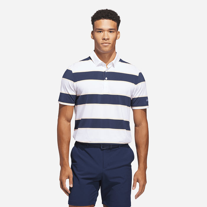 Áo Polo Nam Adidas Ultimate365+ Jumbo Stripe Climacool - Trắng - Supersports Vietnam