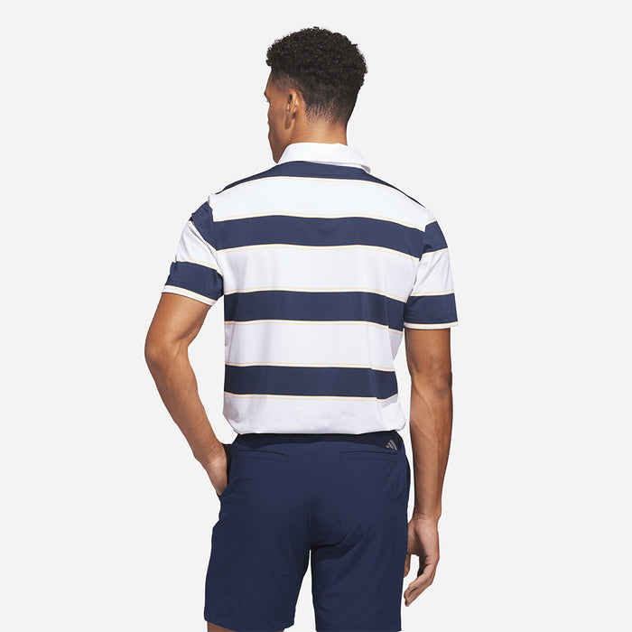 Áo Polo Nam Adidas Ultimate365+ Jumbo Stripe Climacool - Trắng - Supersports Vietnam
