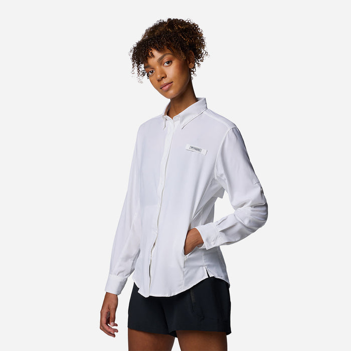 Áo Sơ Mi Dài Tay Nữ Columbia Tamiami™ II Long Sleeve - Trắng - Supersports Vietnam