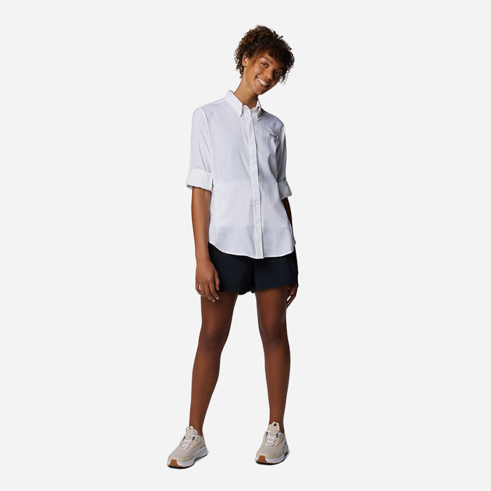 Áo Sơ Mi Dài Tay Nữ Columbia Tamiami™ II Long Sleeve - Trắng - Supersports Vietnam