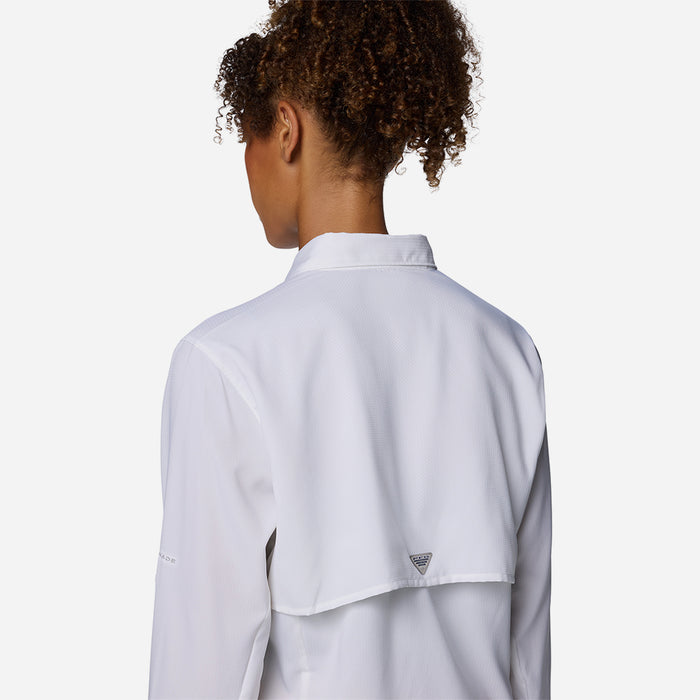 Áo Sơ Mi Dài Tay Nữ Columbia Tamiami™ II Long Sleeve - Trắng - Supersports Vietnam