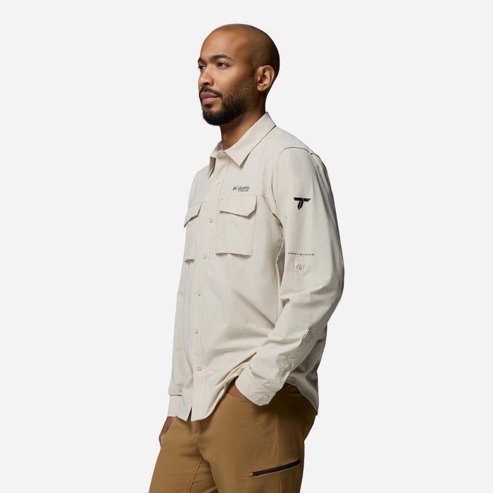 Áo Sơ Mi Nam Columbia Silver Ridge™ Elite Long Sleeve Woven - Be - Supersports Vietnam