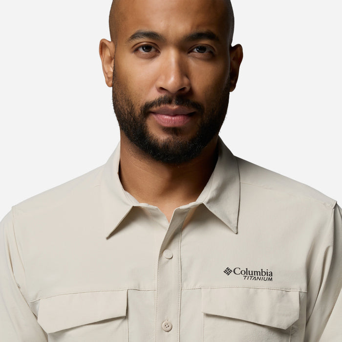 Áo Sơ Mi Nam Columbia Silver Ridge™ Elite Long Sleeve Woven - Be - Supersports Vietnam