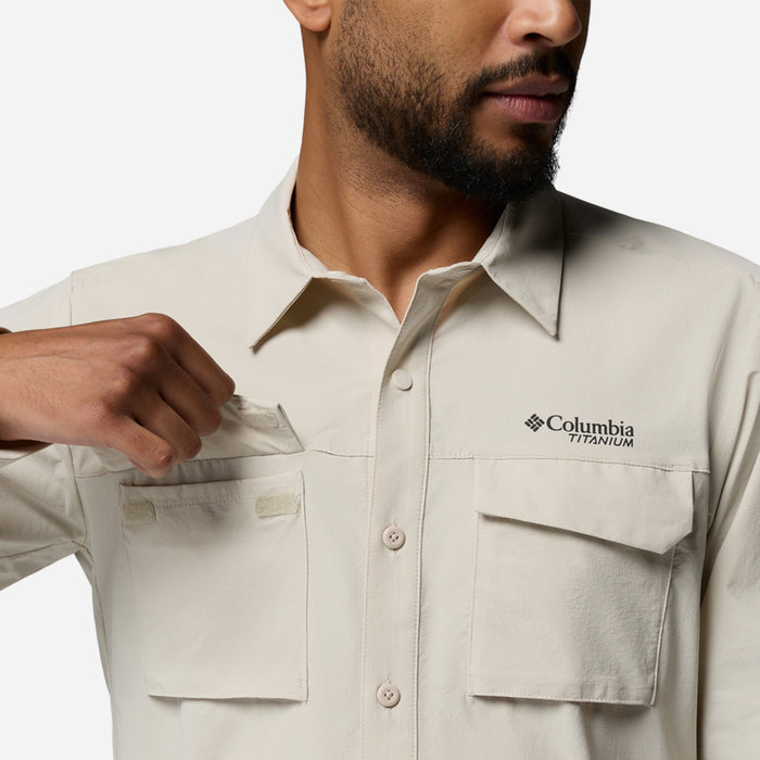 Áo Sơ Mi Nam Columbia Silver Ridge™ Elite Long Sleeve Woven - Be - Supersports Vietnam