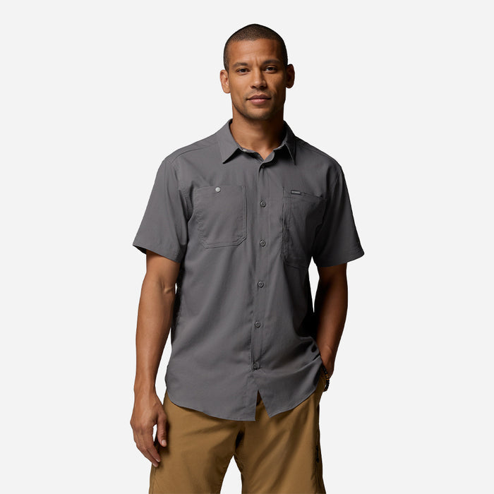 Áo Sơ Mi Nam Columbia Silver Ridge™ Utility II Short Sleeve - Xám - Supersports Vietnam
