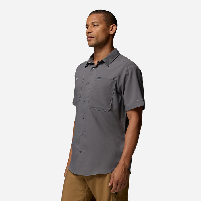 Áo Sơ Mi Nam Columbia Silver Ridge™ Utility II Short Sleeve - Xám - Supersports Vietnam