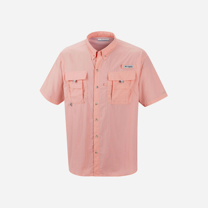 Áo Sơ Mi Ngắn Tay Chống Nắng Nam Columbia Bahama™ II - Hồng - Supersports Vietnam