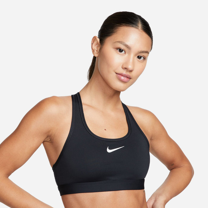 Áo Tập Nữ Nike Swoosh Medium-Support Padded - Đen - Supersports Vietnam
