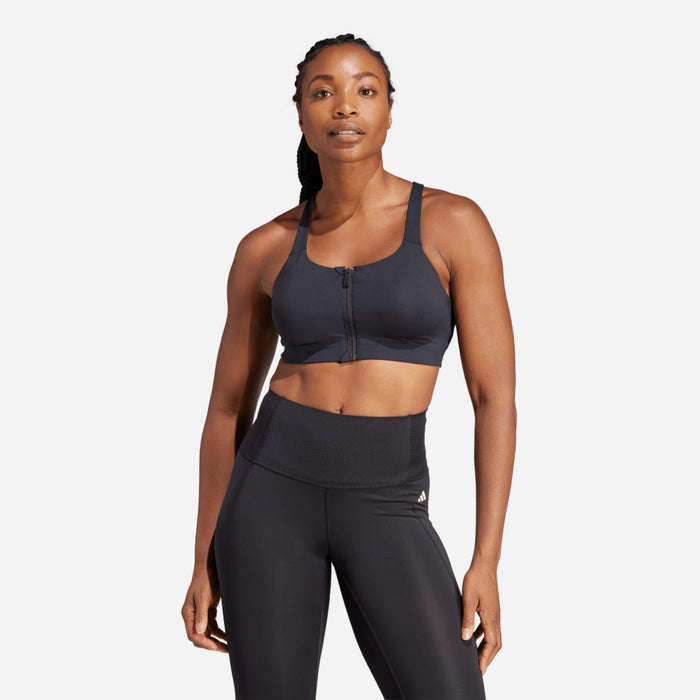 Áo Tập Nữ Adidas Tlrd Impact Luxe High Support Zip - Đen - Supersports Vietnam