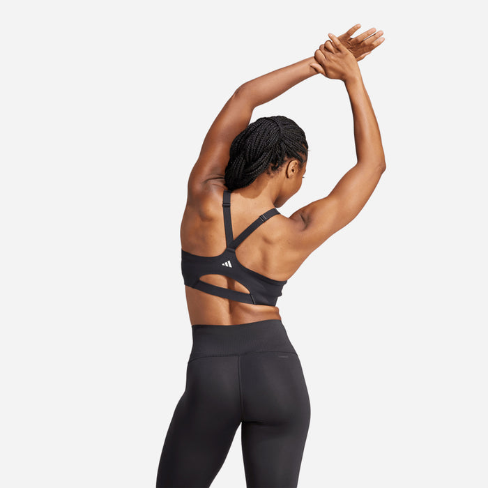 Áo Tập Nữ Adidas Tlrd Impact Luxe High Support Zip - Đen - Supersports Vietnam