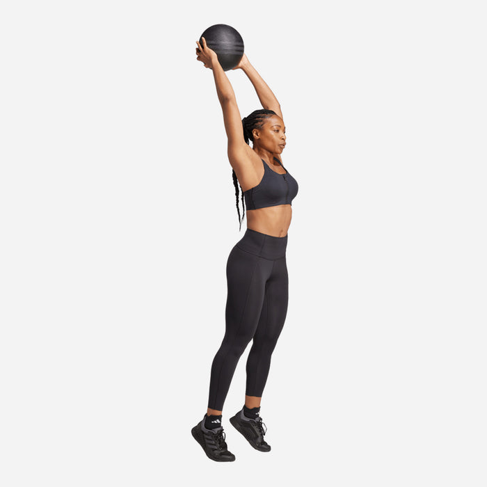 Áo Tập Nữ Adidas Tlrd Impact Luxe High Support Zip - Đen - Supersports Vietnam