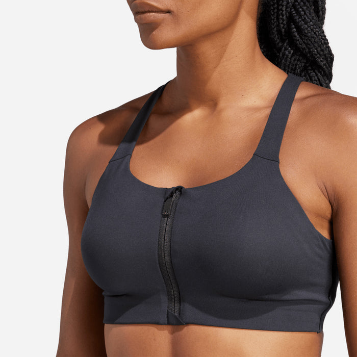 Áo Tập Nữ Adidas Tlrd Impact Luxe High Support Zip - Đen - Supersports Vietnam