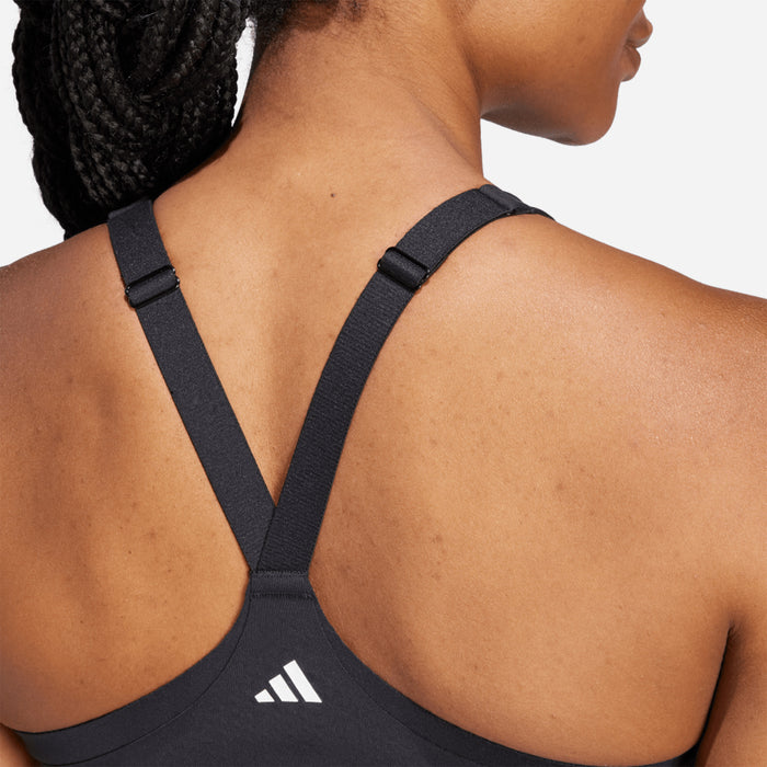 Áo Tập Nữ Adidas Tlrd Impact Luxe High Support Zip - Đen - Supersports Vietnam