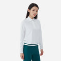 Áo Tay Dài Nữ Descente Thun Woven Hybrid - Trắng - Supersports Vietnam
