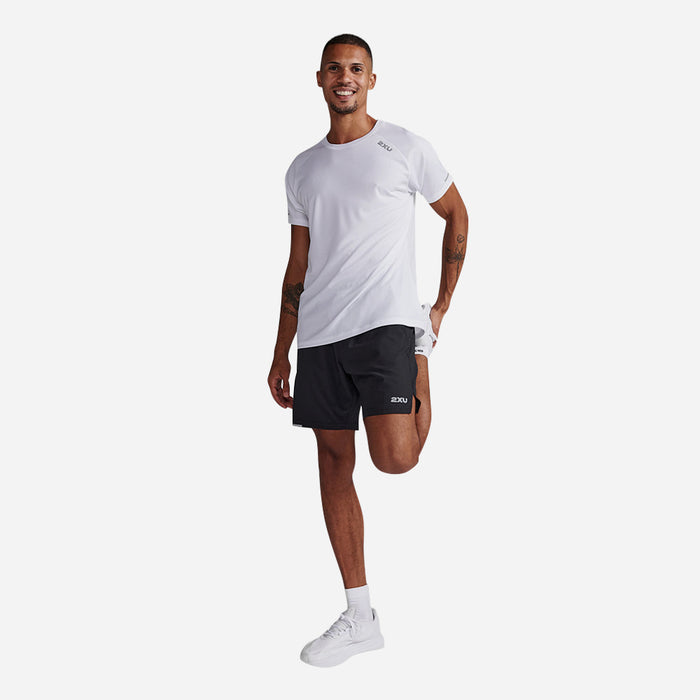 Áo Tay Ngắn Nam 2XU Aero - Trắng - Supersports Vietnam